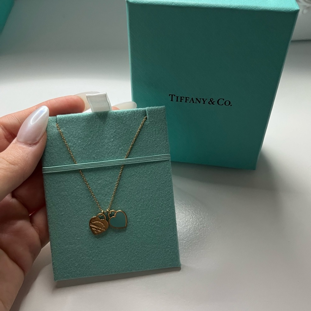 Tiffany & Co. Gold and Blue Necklace